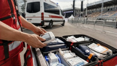 Дежурство скорой на мероприятиях в Курганинске