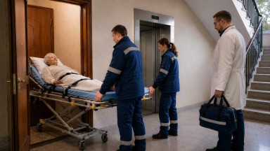 Транспортировка больных после выписки в Курганинске